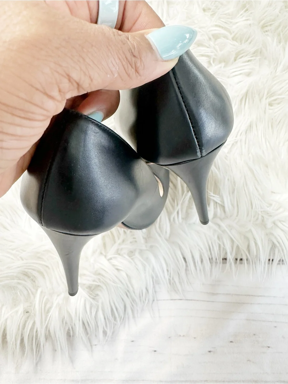 Prada Calzature Donna Vitello Lux 3 Black Calfskin Pointed Toe Stiletto EU 39